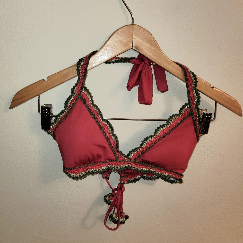 Becca Crochet Swimsuit Top